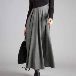 Long Sleeve Color Block Maxi Dress